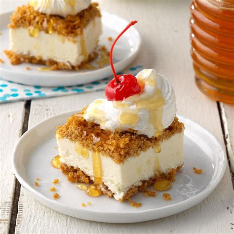 fried ice cream dessert bars recipe taste  home