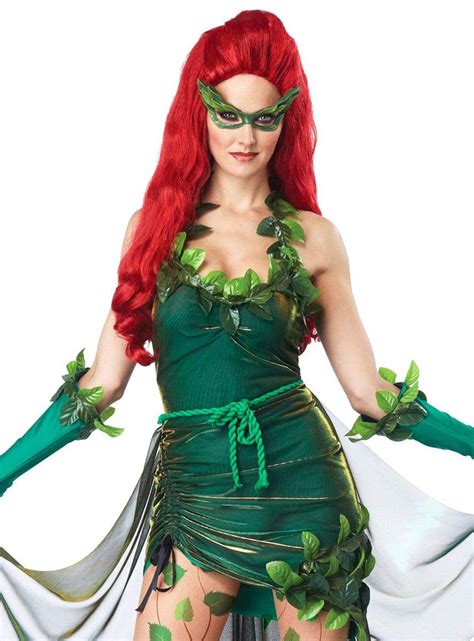 Shimmer Gold And Green Dc Ivy Costume Poison Ivy Costume For Women