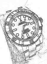 Rolex Sketch Paintingvalley sketch template