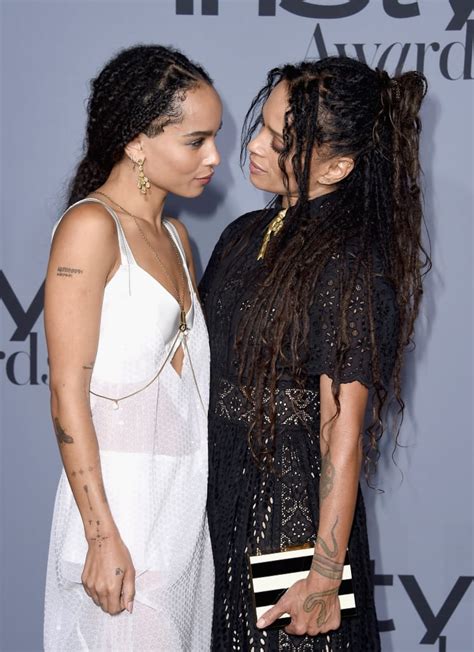 zoe kravitz and lisa bonet at the instyle awards 2015 popsugar