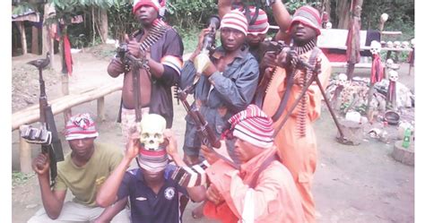 niger delta red squad threatens  destroy imo govt house oil companies photo politics