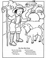 Nursery Rhymes Coloring Pages Baa Sheep Rhyme Printables Sheets Colouring Dover Printable Book Color Folk Tales Books Musings Inkspired Fairytales sketch template