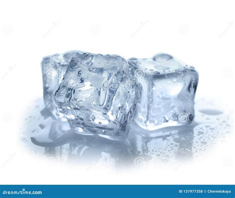 crystal clear ice cubes stock photo image  crystal