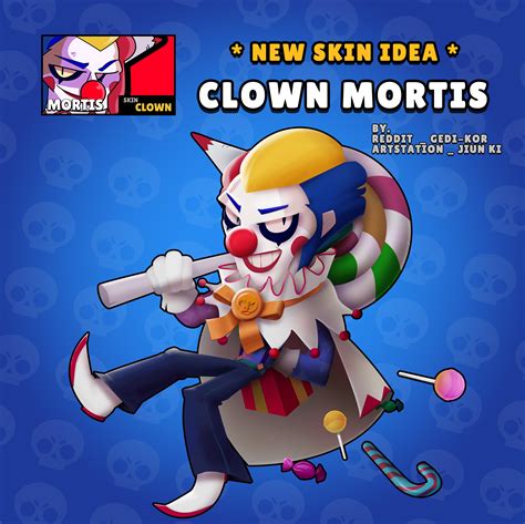 [skin Idea] Clown Mortis Brawlstars