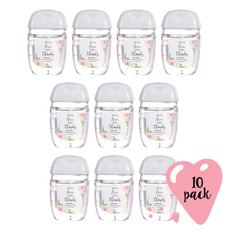 wedding hand sanitizer party favors  pack pop fizz designs