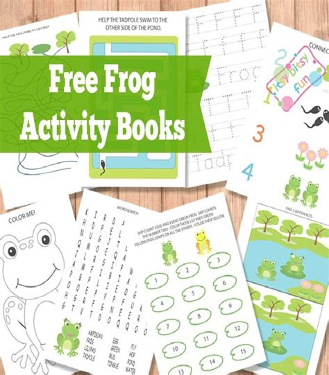 frog activity books frog activities book activities learning games