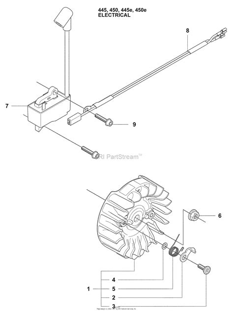 husqvarna     parts diagram  electrical