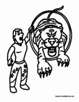 Tiger Circus Coloring Pages Colormegood Animals sketch template