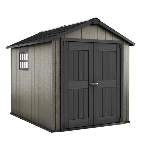 Keter Oakland 9x7 5 Apex Plastic Shed Departments Tradepoint