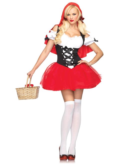 Adult Racy Red Riding Hood Woman Costume 38 99 The