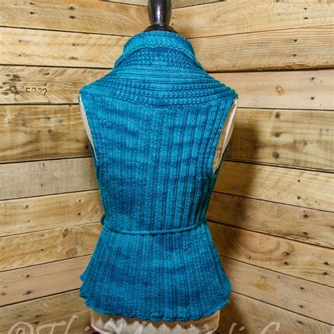 loom knit vest pattern  everyday ladies vest pattern