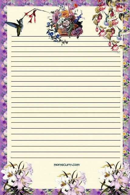 lined stationery printables pinterest stationary writing paper  journal