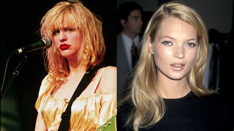 Courtney Love And Kate Moss 15 Celebrity One Night Stands Purple Clover