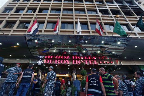 Explosion Rocks Beirut Hotel During Security Raid Daily Mail Online