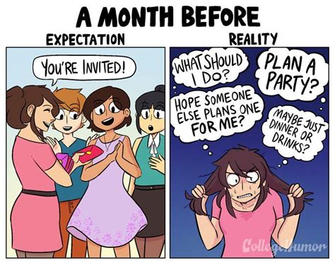 your birthday expectation vs reality comic inspiration