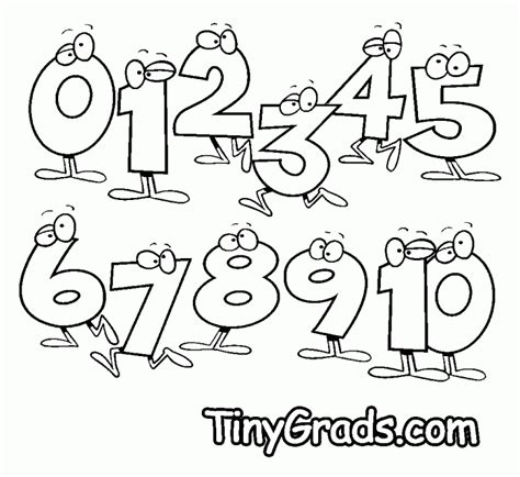 coloring page numbers   printable coloring page  kids coloring