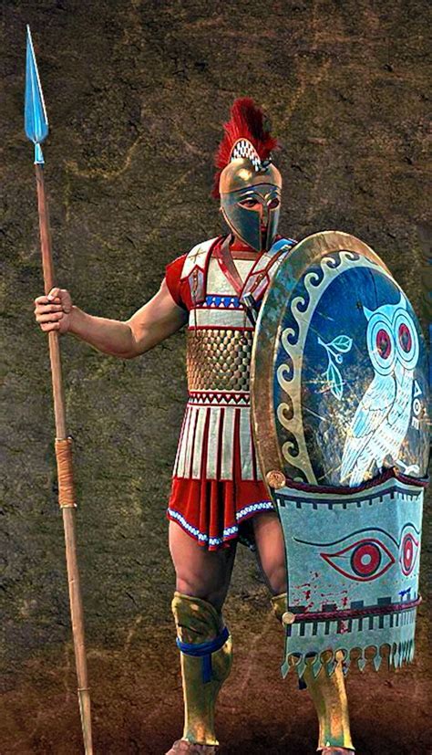hellas inhabitants   shiny stone greek warrior greek soldier
