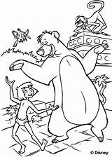 Jungle Book Coloring Kids Pages Color Disney Children Funny sketch template