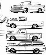 Chevy C10 Sketch Truck 1970 Chevrolet Cool Coloring Trucks Sketches Clipart Drawing Drawings Clip 1967 Pages Cars Gmc Car Pickups sketch template
