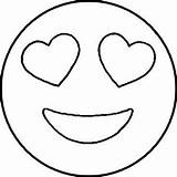 Emoji Heart Coloring Pages Eyes Para Colorir Imagens Emojis Desenhos Template Visit Getdrawings sketch template
