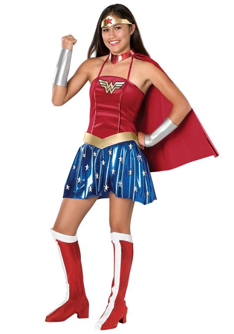 teen  woman costume girls superhero costume