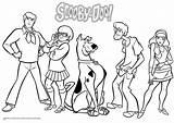 Coloring Scooby Doo Pages Gang Printable Daphne Colouring Monster Print Drawing Pup Kids Named Book Color Getdrawings Template Inc Colo sketch template