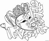 Carnaval Coloriage Imprimer Masque Geometrique Mysterieux Coloriages Disney Conception Avec Primanyc sketch template