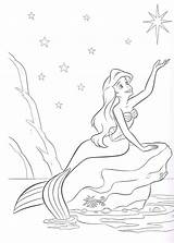 Coloring Pages Disney Mermaid Para Colorear Ariel Little Kids Desde Guardado Páginas Dibujos sketch template
