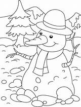 Bestcoloringpages Snowmans sketch template