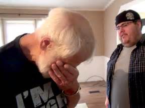 son buys angry grandpa new house video