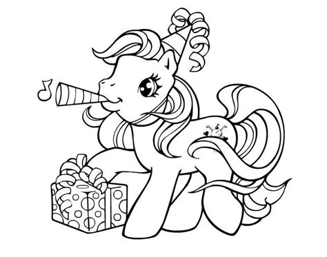 snubberx birthday unicorn coloring pages
