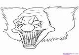 Coloring Clown Scary Easy Pages Joker Clowns Icp Drawing Graffiti Getdrawings Getcolorings Draw sketch template