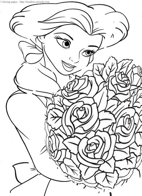 disney coloring pages  girl timeless miraclecom