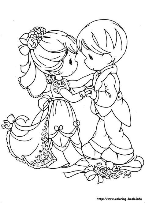 wedding couple coloring pages  getdrawings