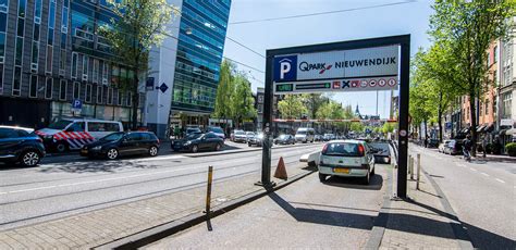 parkeren bij parkeergarage  park nieuwendijk amsterdam