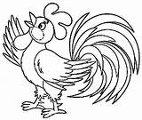 Rooster Coloring Pages Printable Kids Color Adults Year Clipart Drawing Head Print Colouring Getcolorings Library Popular Getdrawings Craft Printablee Template sketch template
