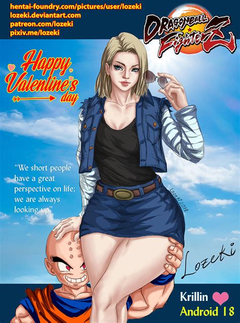 Krillin And Android 18 S Valentine By Lozeki Hentai Foundry