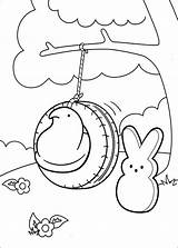 Peeps Coloring Pages Marshmallow Drawing Printable Madeline Bunny Chick Kids Book Colour Easter Bunnies Paint Color Print Worksheets Getcolorings Marshmallows sketch template