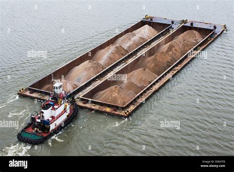 tugboat pushing barge boat stock  tugboat pushing barge boat stock images alamy