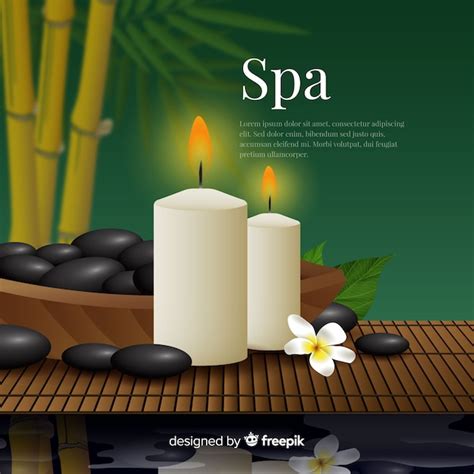 vector realistic spa background