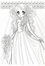 Coloring Pages Japanese Book Anime Manga Princess Kawaii Girls Para Shoujo Printable Cute Desenhos Colorir Books Colouring Girl Chibi Picasa sketch template