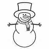 Snowman Tulamama Bw sketch template