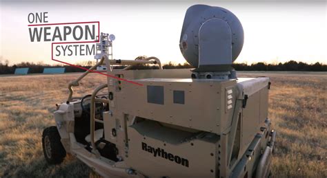 air force    anti drone laser weapon  raytheon