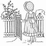 Holly Hobbie Coloring Pages Original Vintage Fun Fashioned Old Kids Printable Book Colouring Embroidery Kay Sarah Color Stamps Books Top sketch template