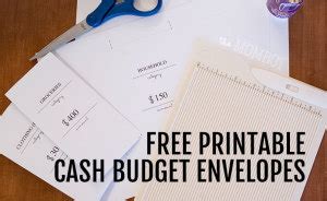 cash envelopes  printable updated  mombot