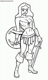 Maravilla Guerrera Wonderwoman Indumentaria sketch template