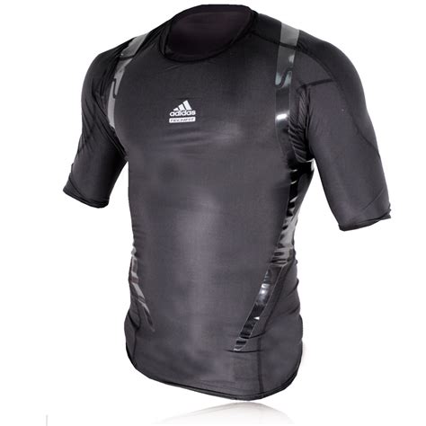 adidas techfit powerweb compression short sleeve  shirt sportsshoescom