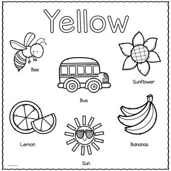 pin  amarilloyellow color yellow worksheet supplyme penelope lam