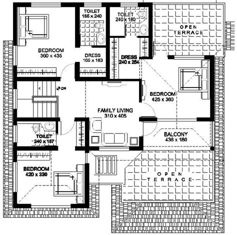 beautiful  bedroom kerala house plans  home plans design