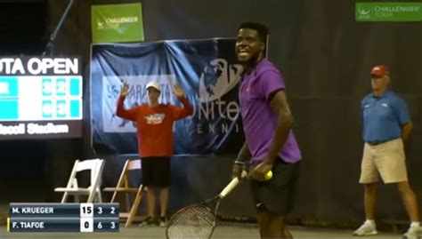 sex interrupts sarasota tennis match of tiafoe vs krueger